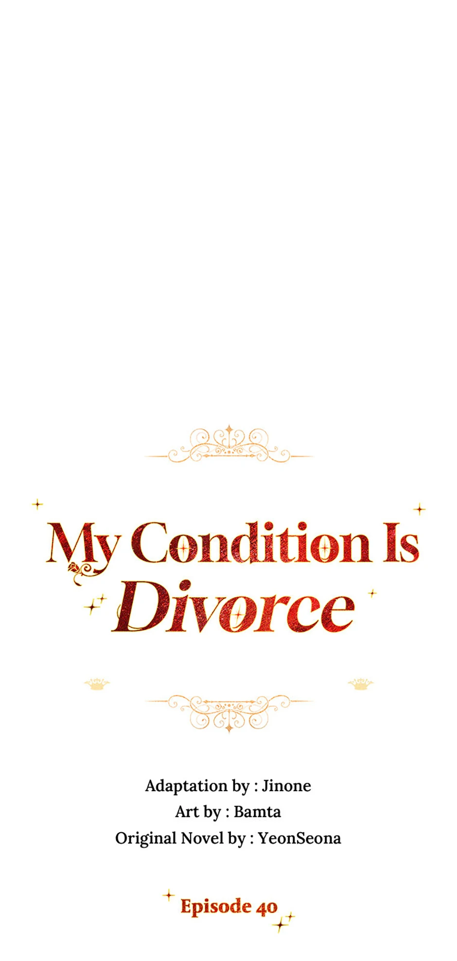 Divorce is the Condition Chapter 40 page 22 - 