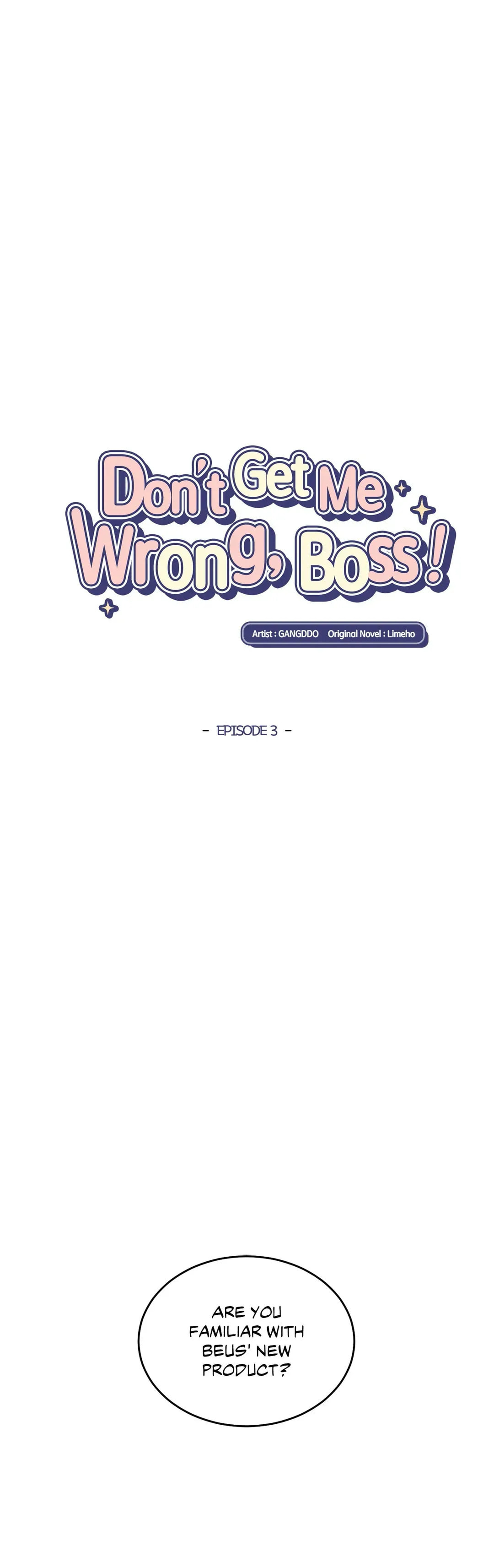 Don't Get Me Wrong, Boss! Chapter 3 page 3 - 