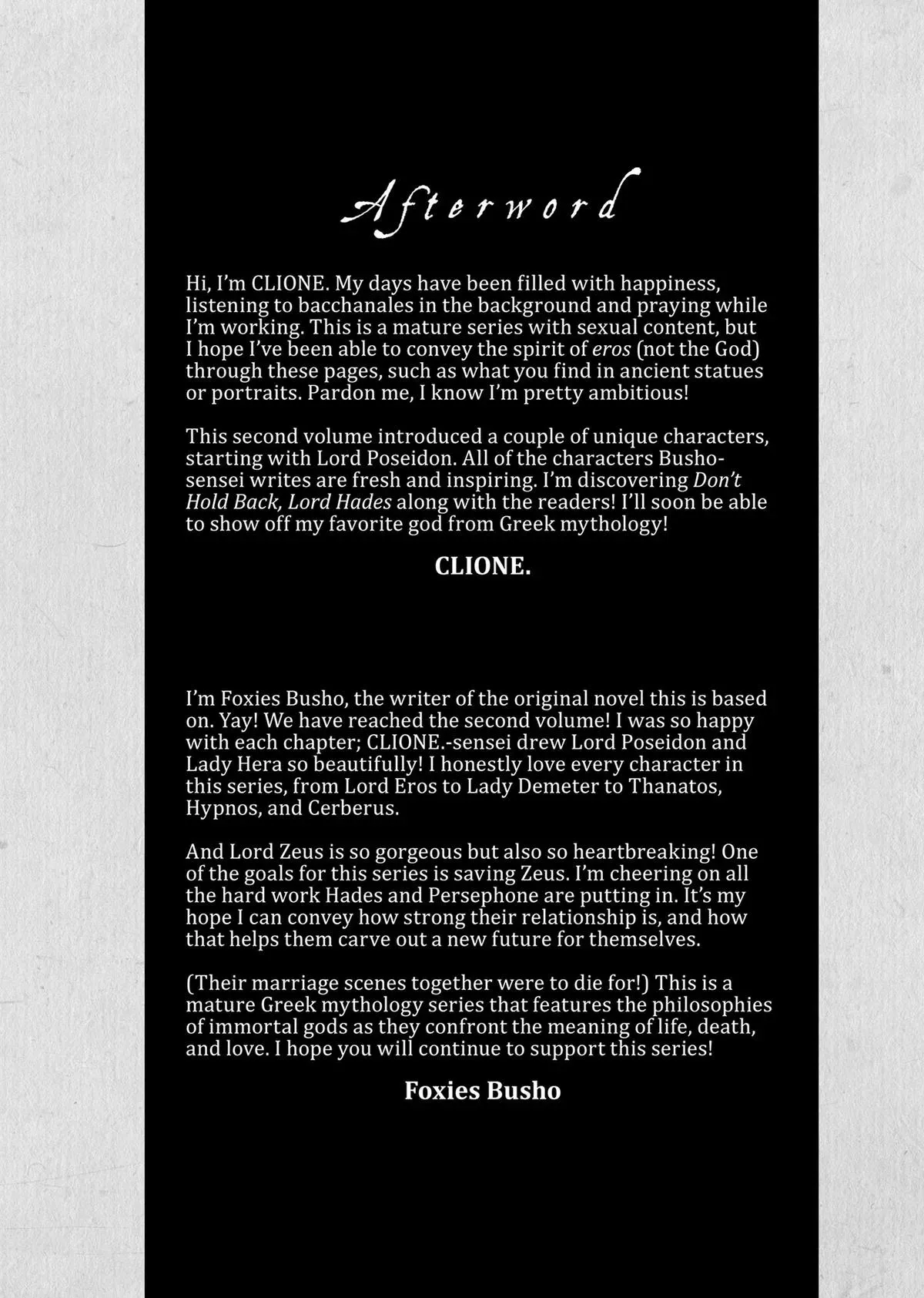 Don’t Hold Back, Lord Hades Chapter 12.5 page 8 - 