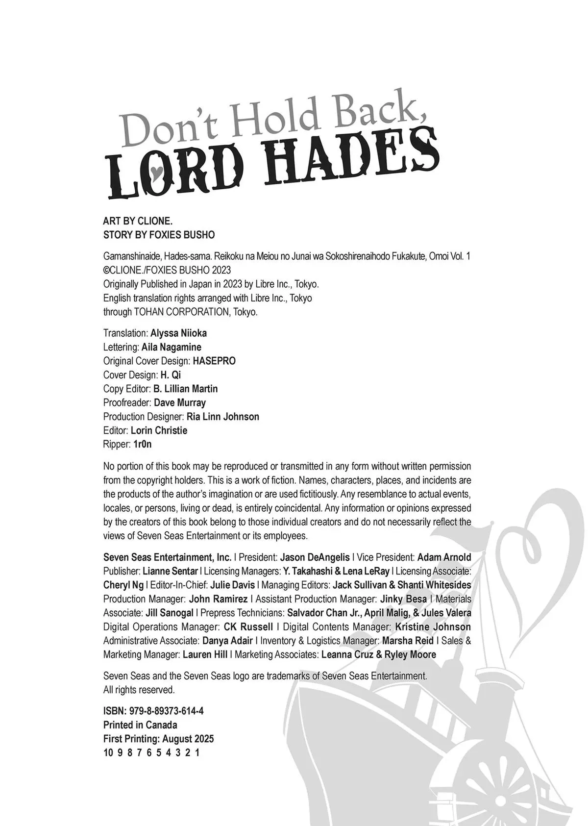 Don’t Hold Back, Lord Hades Chapter 6.5 page 12 - 