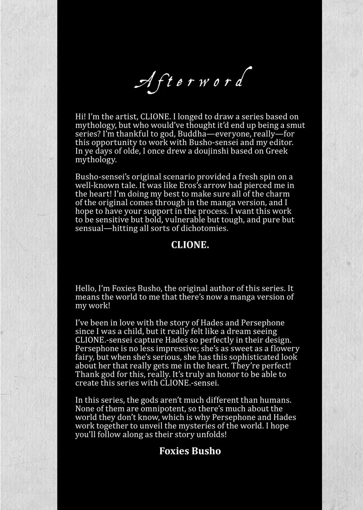 Don’t Hold Back, Lord Hades Chapter 6.5 page 8 - 