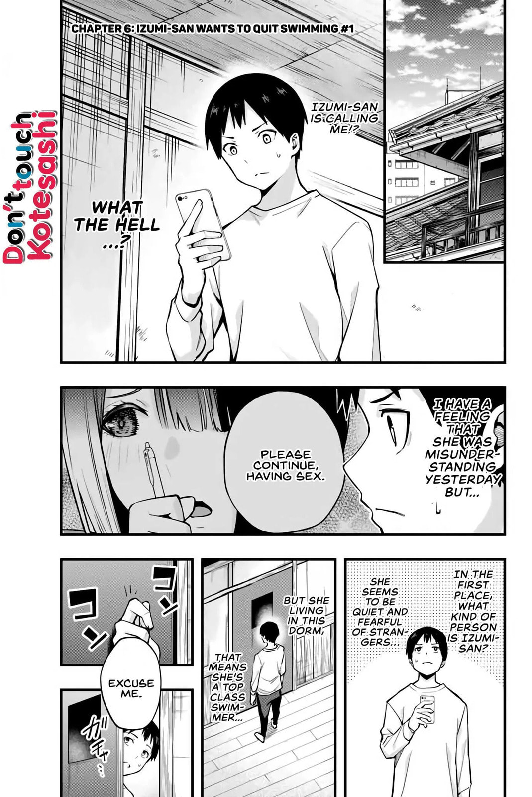 Don't Touch, Kotesashi-kun Chapter 6 page 2 - 