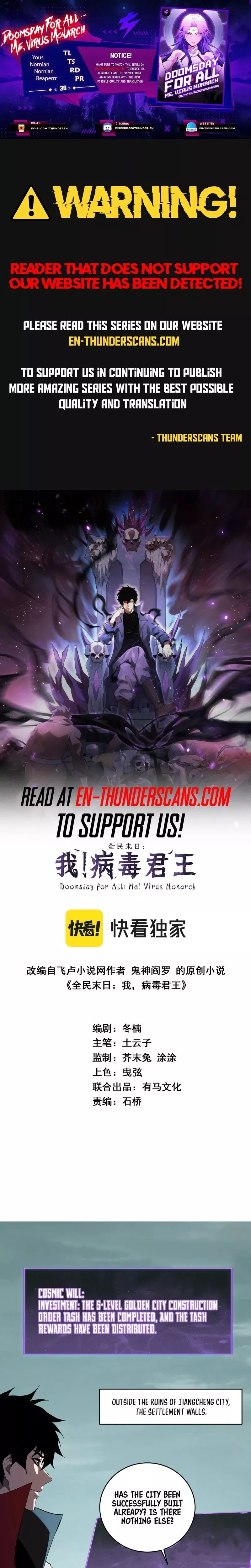 Doomsday: Virus Monarch Chapter 38 page 1 - 