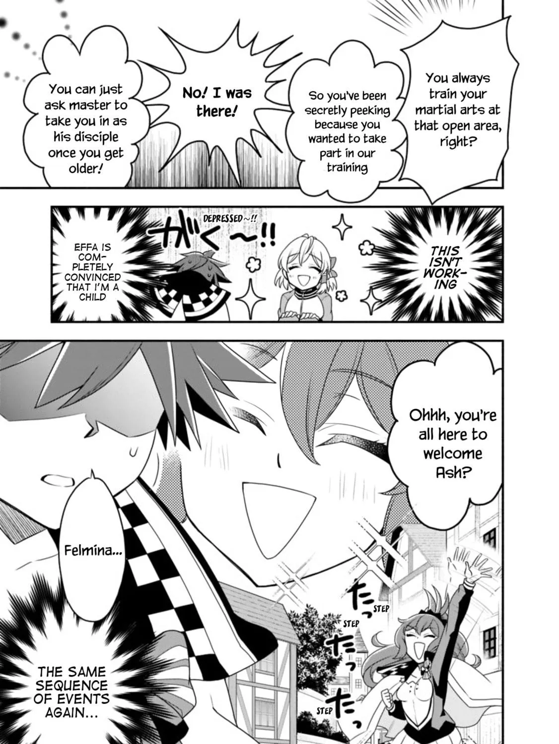 Doryoku Shisugita Sekai Saikyou no Butouka ha, Mahou Sekai wo Yoyuu de Ikinuku. Chapter 19 page 34 - 
