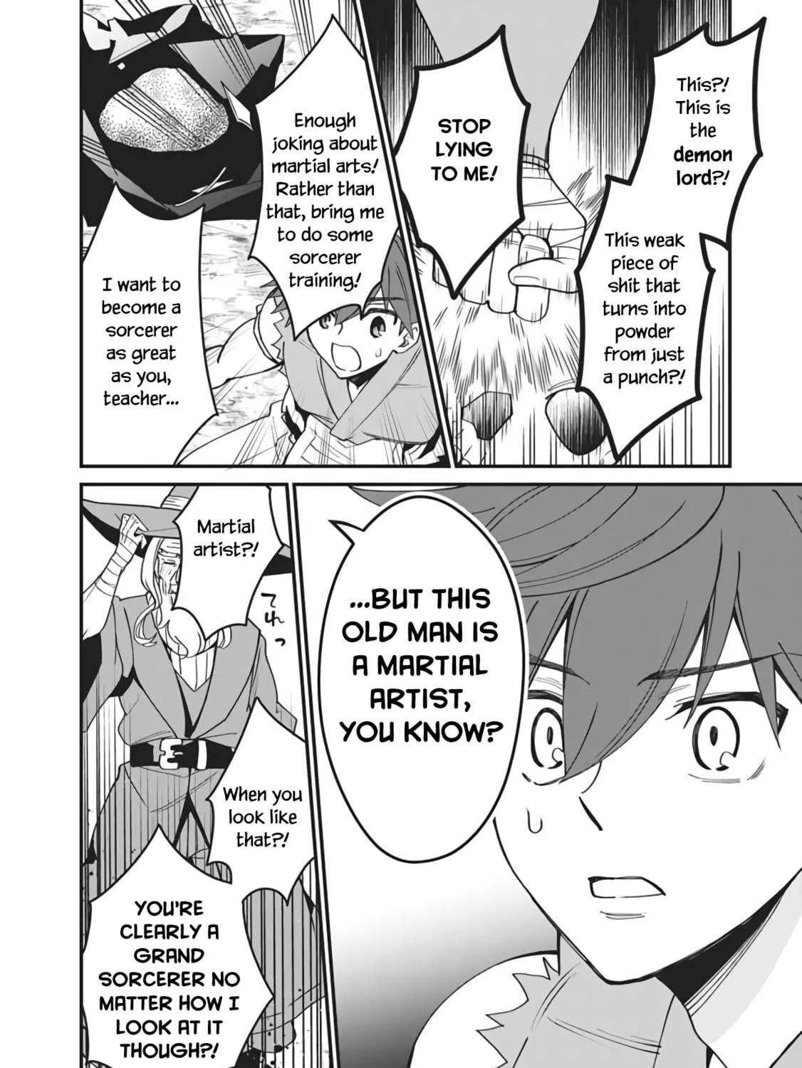 Doryoku Shisugita Sekai Saikyou no Butouka ha, Mahou Sekai wo Yoyuu de Ikinuku. Chapter 2 page 8 - 
