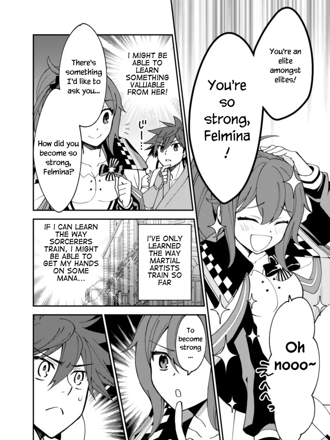 Doryoku Shisugita Sekai Saikyou no Butouka ha, Mahou Sekai wo Yoyuu de Ikinuku. Chapter 3 page 12 - 