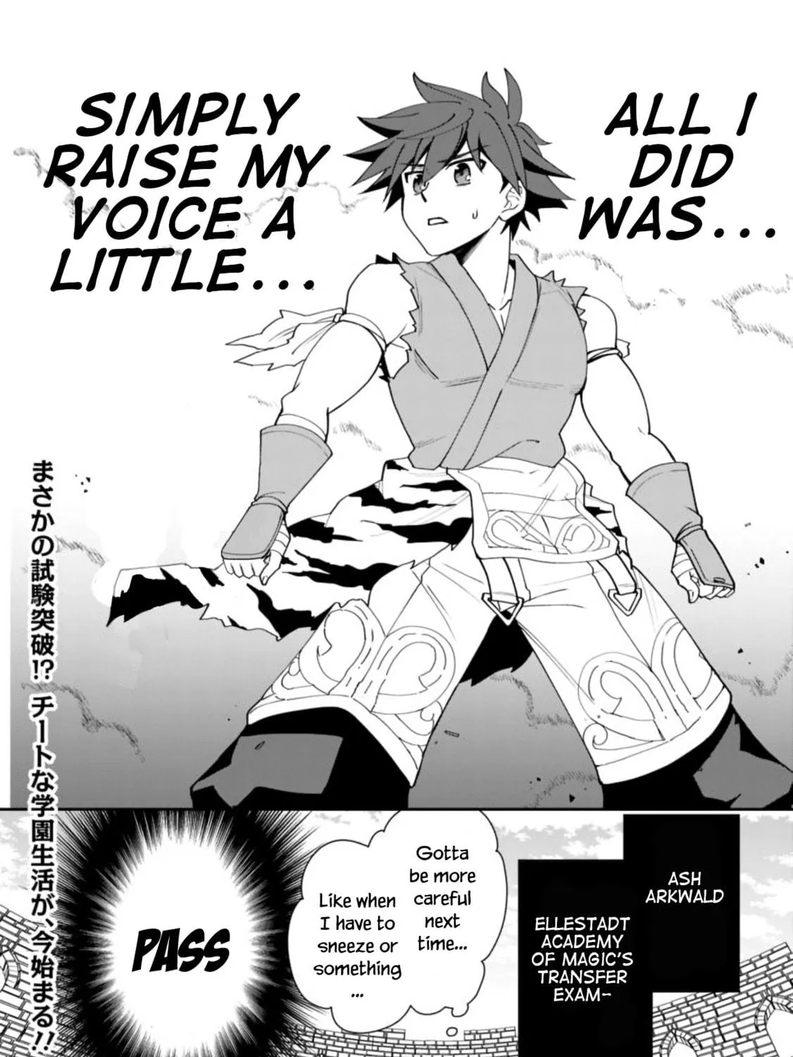 Doryoku Shisugita Sekai Saikyou no Butouka ha, Mahou Sekai wo Yoyuu de Ikinuku. Chapter 3 page 38 - 