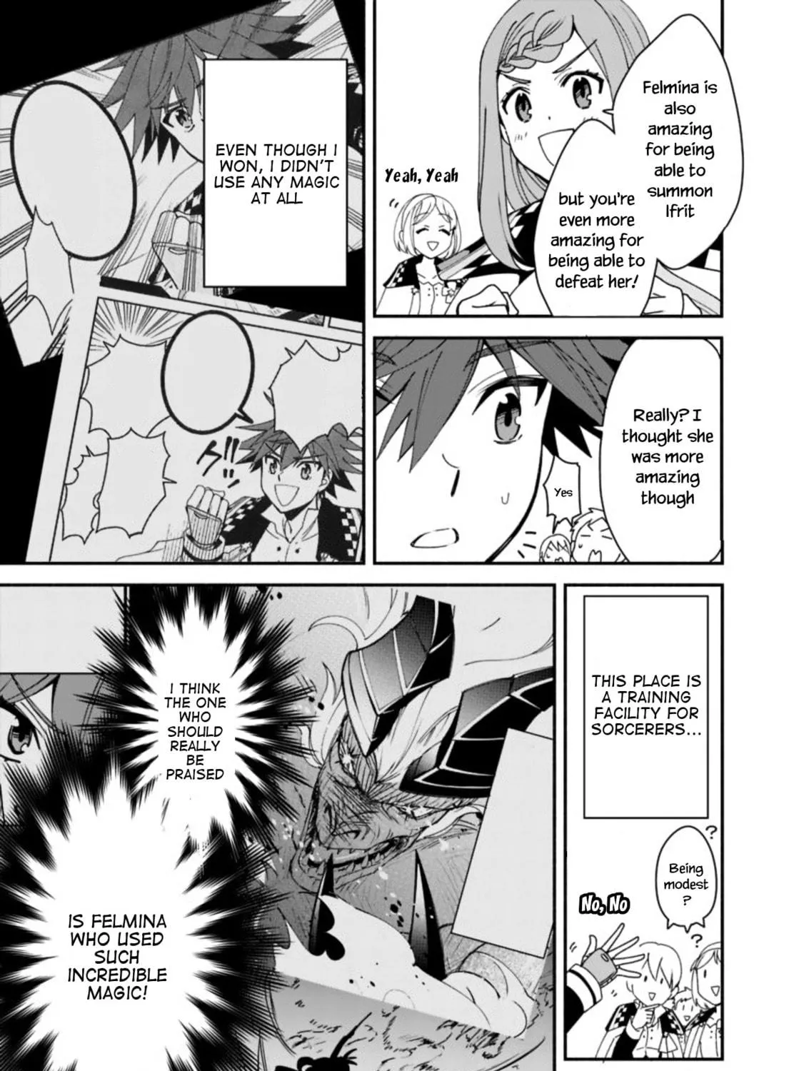 Doryoku Shisugita Sekai Saikyou no Butouka ha, Mahou Sekai wo Yoyuu de Ikinuku. Chapter 7 page 10 - 