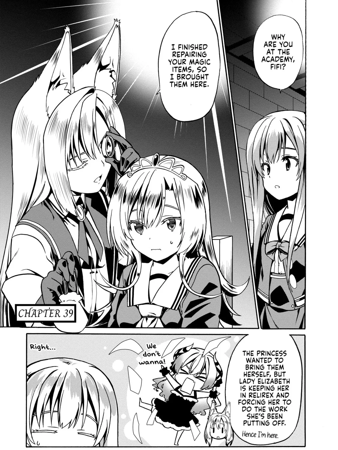 Douyara Watashi no Karada wa Kanzen Muteki no You Desu ne Chapter 39 page 1 - 