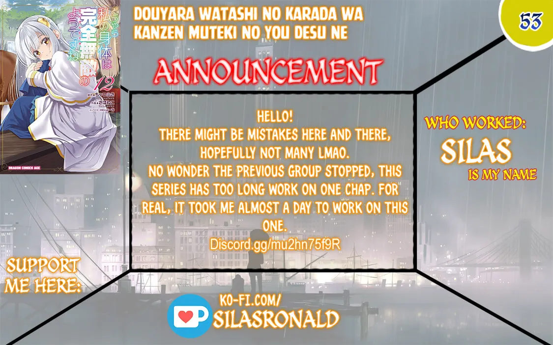 Douyara Watashi no Karada wa Kanzen Muteki no You Desu ne Chapter 53 page 1 - 