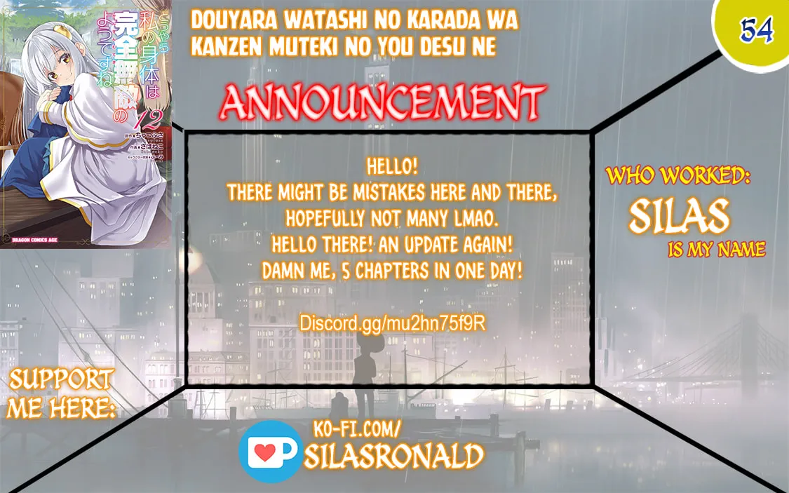 Douyara Watashi no Karada wa Kanzen Muteki no You Desu ne Chapter 54 page 1 - 