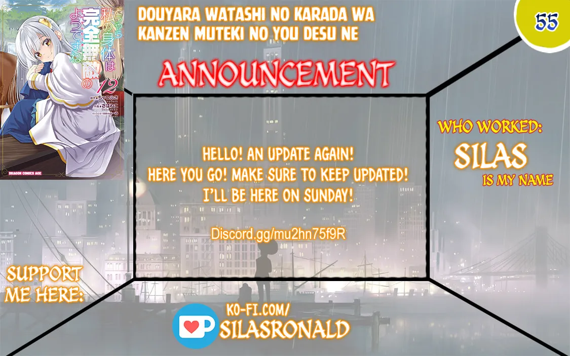 Douyara Watashi no Karada wa Kanzen Muteki no You Desu ne Chapter 55 page 1 - 