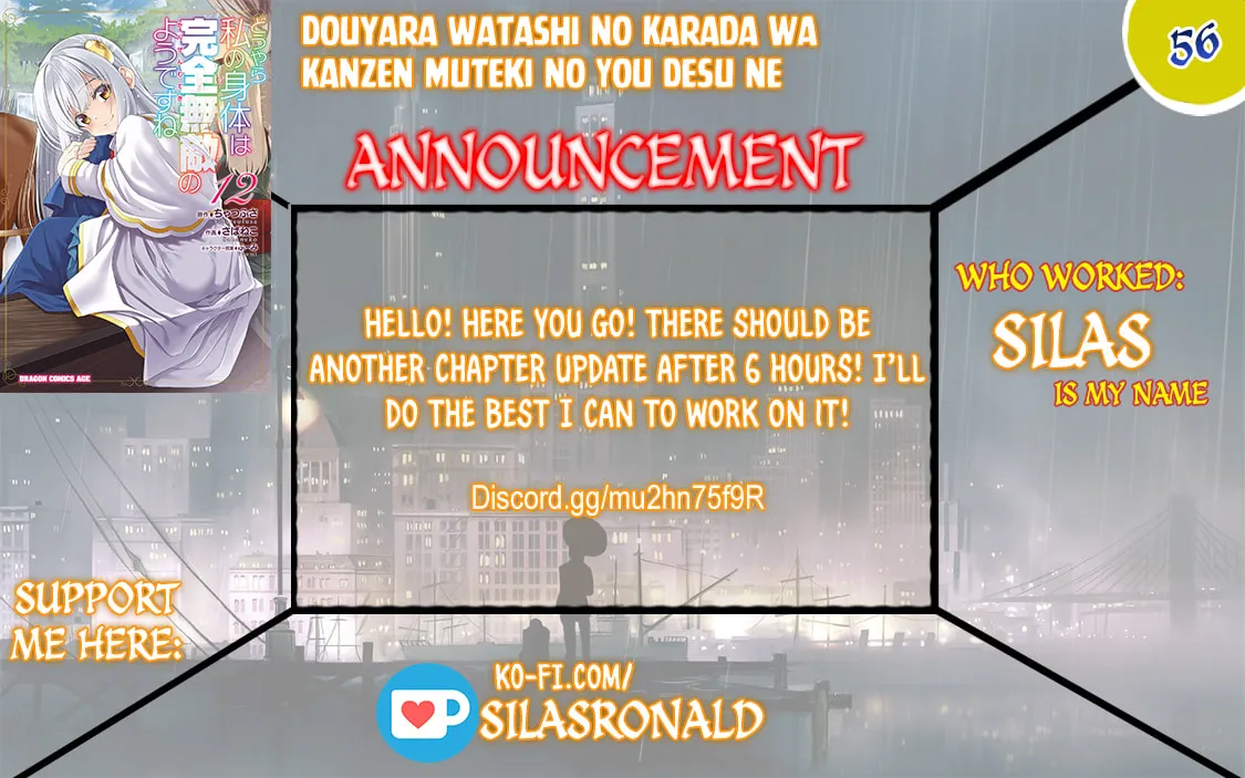 Douyara Watashi no Karada wa Kanzen Muteki no You Desu ne Chapter 56 page 1 - 