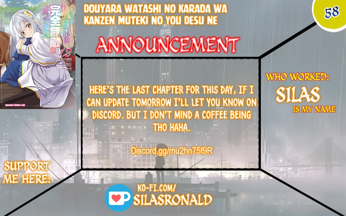 Douyara Watashi no Karada wa Kanzen Muteki no You Desu ne Chapter 58 page 1 - 