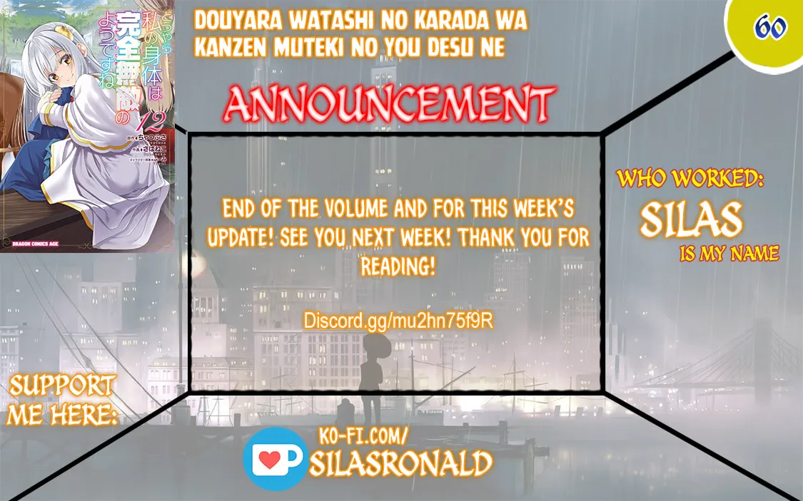 Douyara Watashi no Karada wa Kanzen Muteki no You Desu ne Chapter 60 page 1 - 