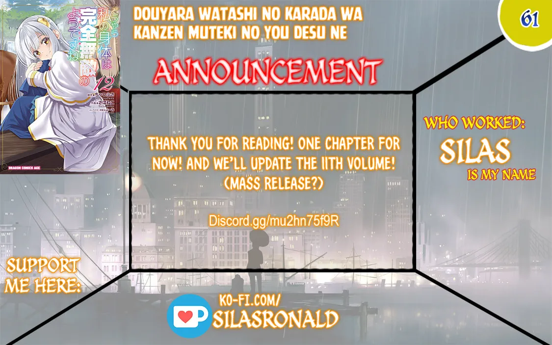 Douyara Watashi no Karada wa Kanzen Muteki no You Desu ne Chapter 61 page 1 - 
