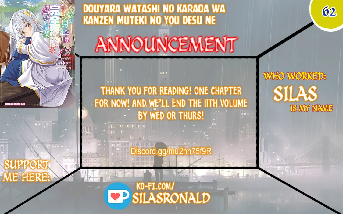 Douyara Watashi no Karada wa Kanzen Muteki no You Desu ne Chapter 62 page 1 - 