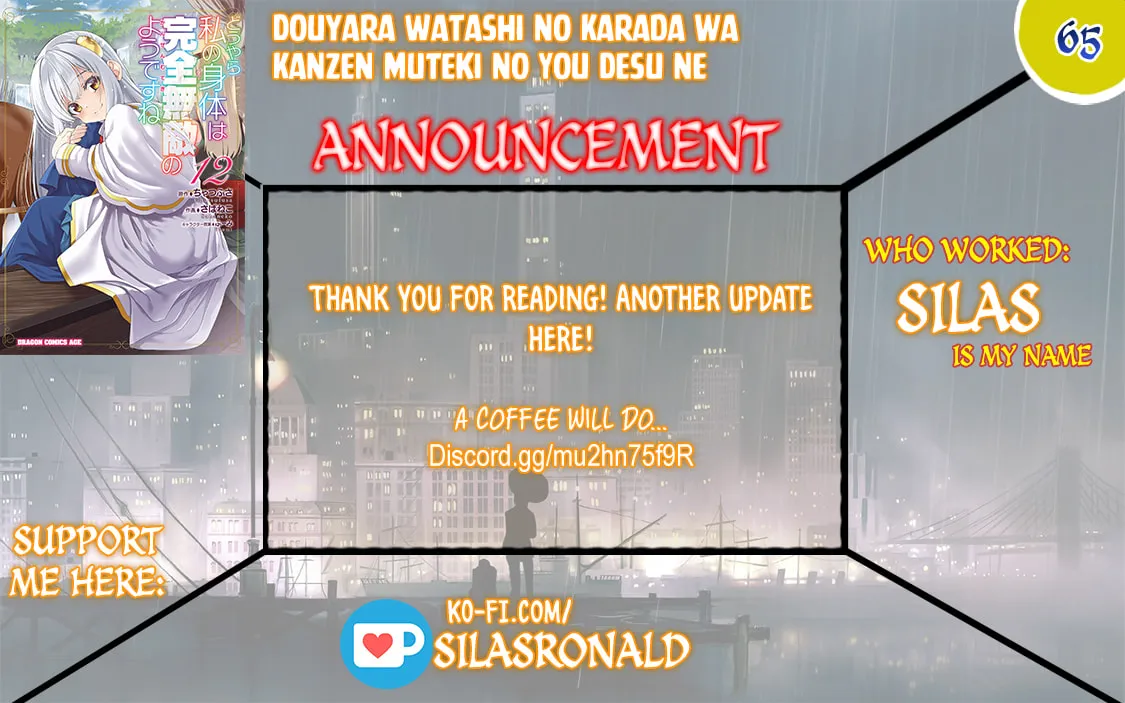 Douyara Watashi no Karada wa Kanzen Muteki no You Desu ne Chapter 65 page 1 - 