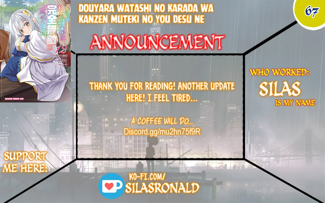 Douyara Watashi no Karada wa Kanzen Muteki no You Desu ne Chapter 67 page 1 - 
