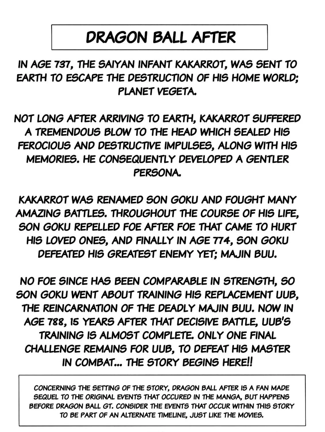 Dragon Ball After Chapter 1 page 5 - 