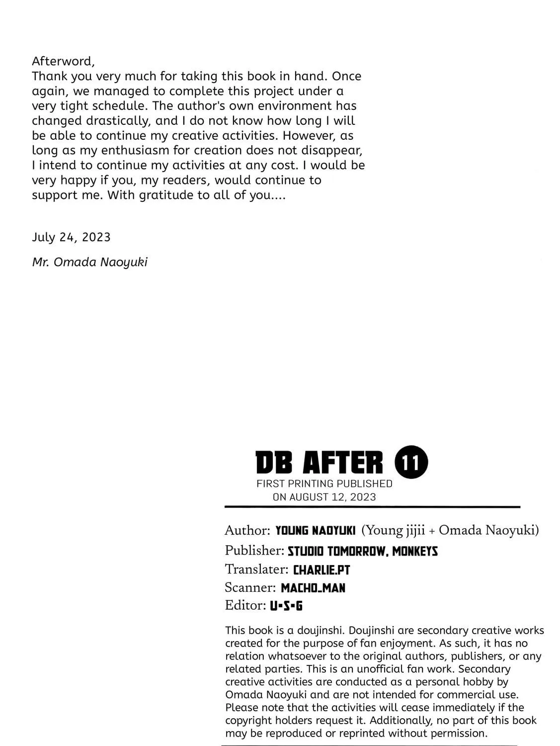 Dragon Ball After Chapter 11 page 137 - 