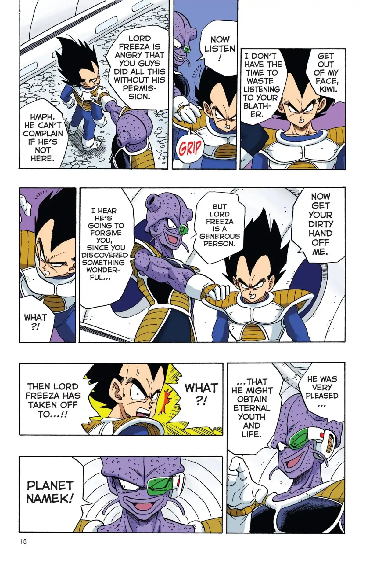 Dragon Ball Full Color Freeza Arc Chapter 1 page 16 - 