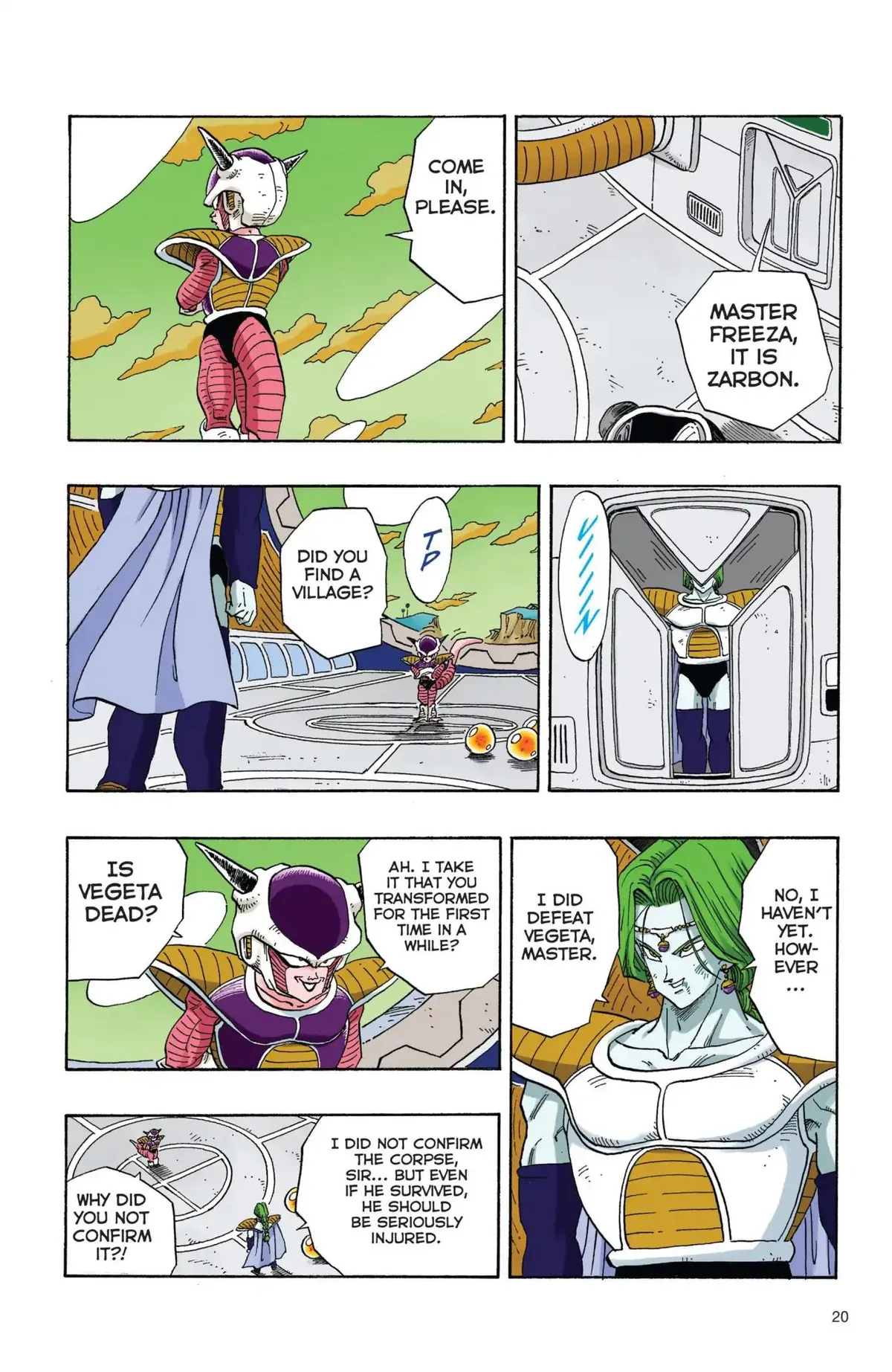 Dragon Ball Full Color Freeza Arc Chapter 19 page 3 - 