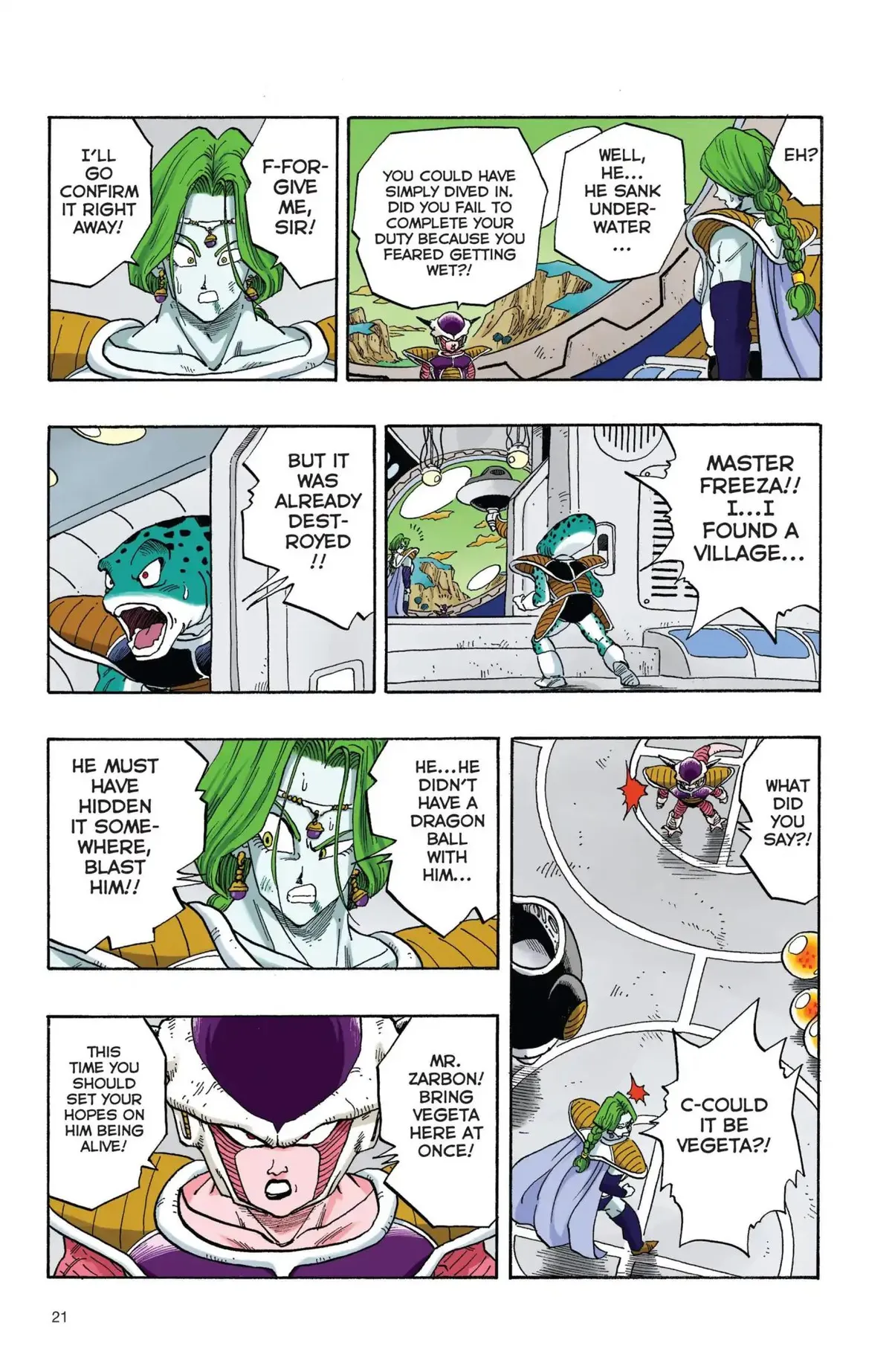 Dragon Ball Full Color Freeza Arc Chapter 19 page 4 - 