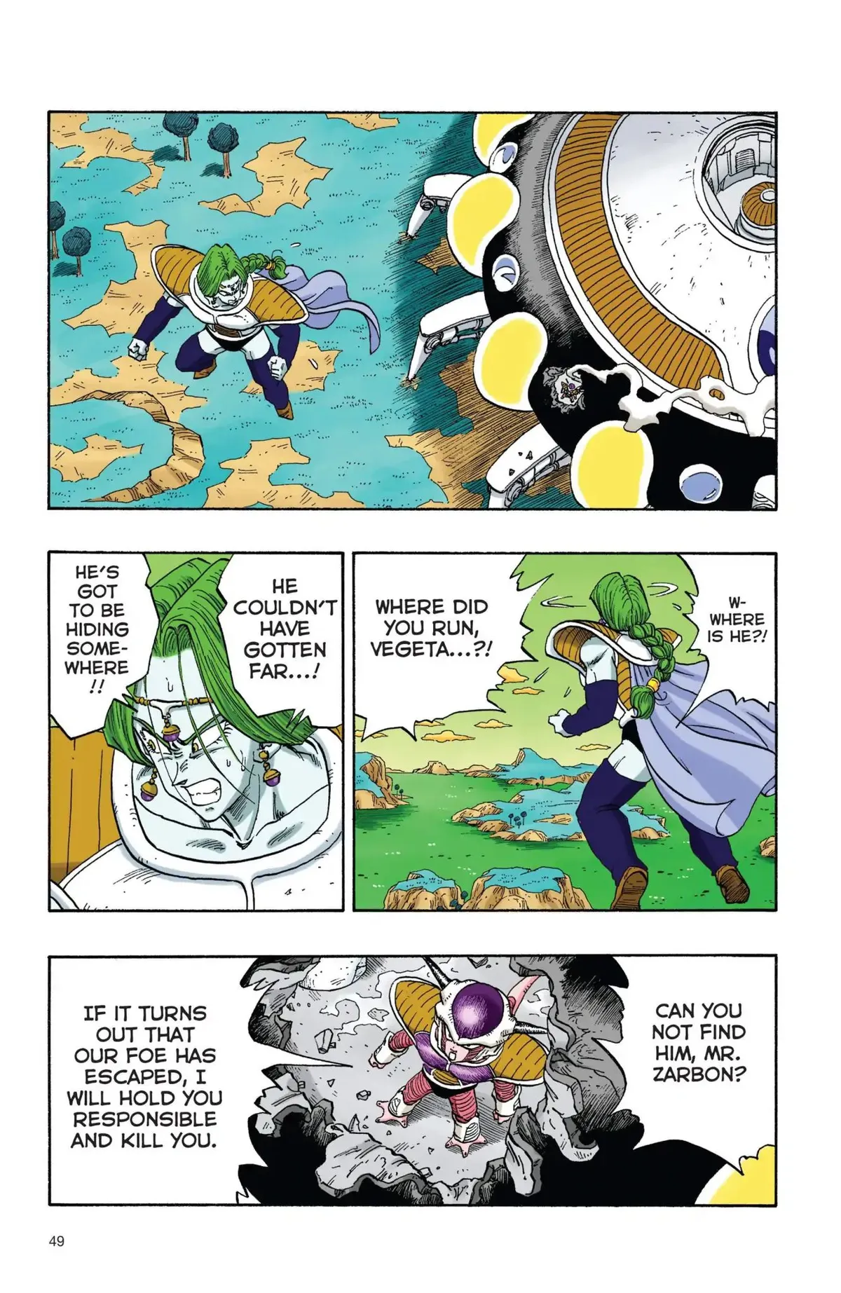 Dragon Ball Full Color Freeza Arc Chapter 21 page 4 - 