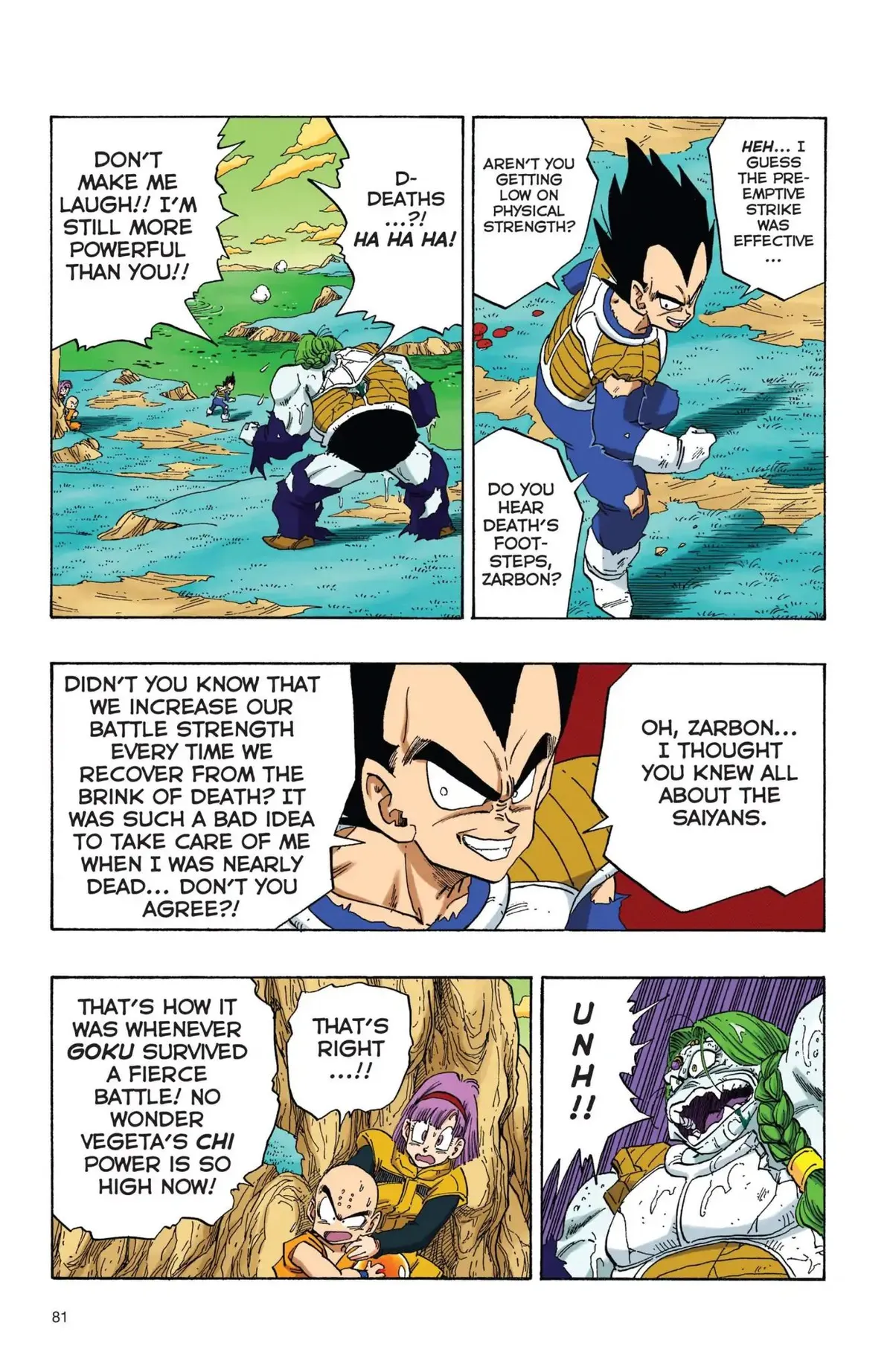 Dragon Ball Full Color Freeza Arc Chapter 23 page 8 - 