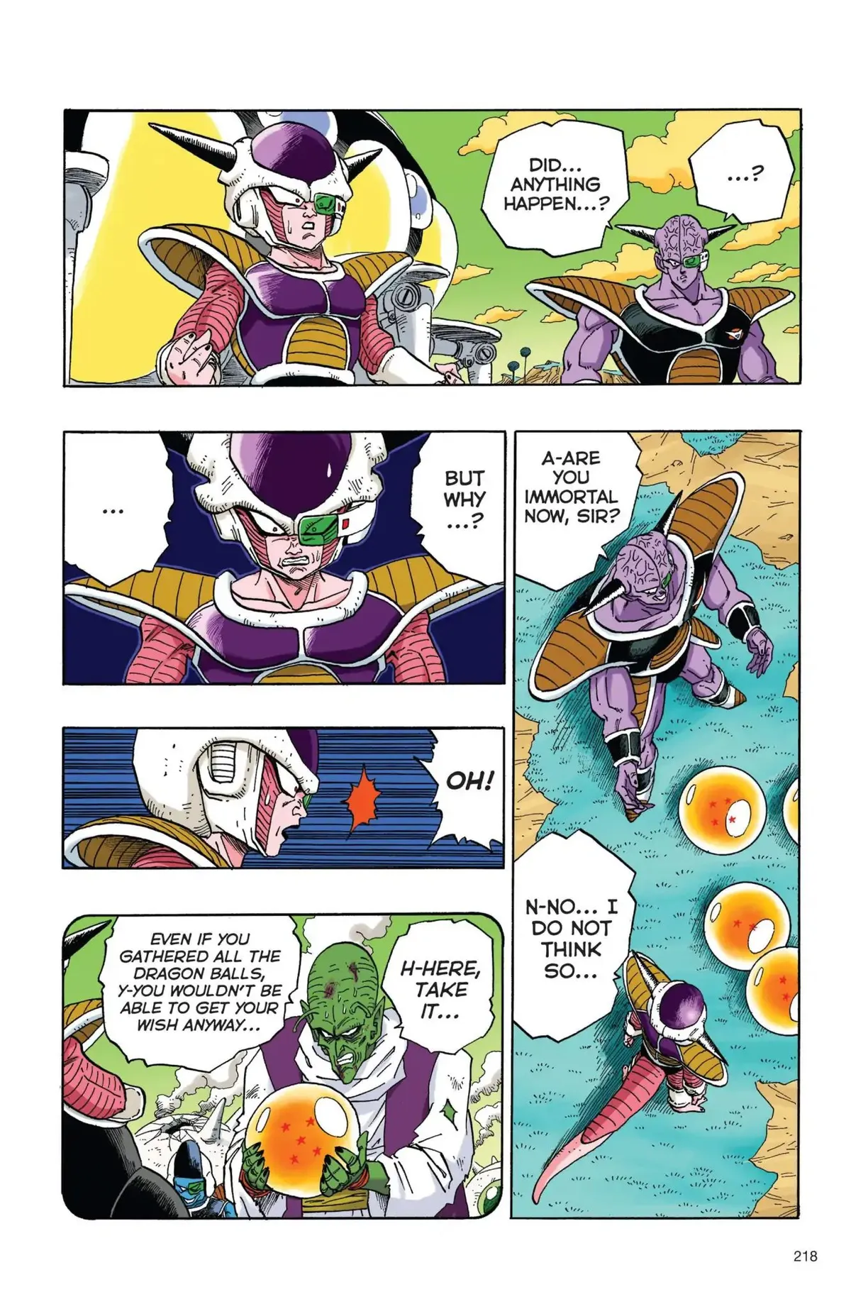 Dragon Ball Full Color Freeza Arc Chapter 33 page 3 - 