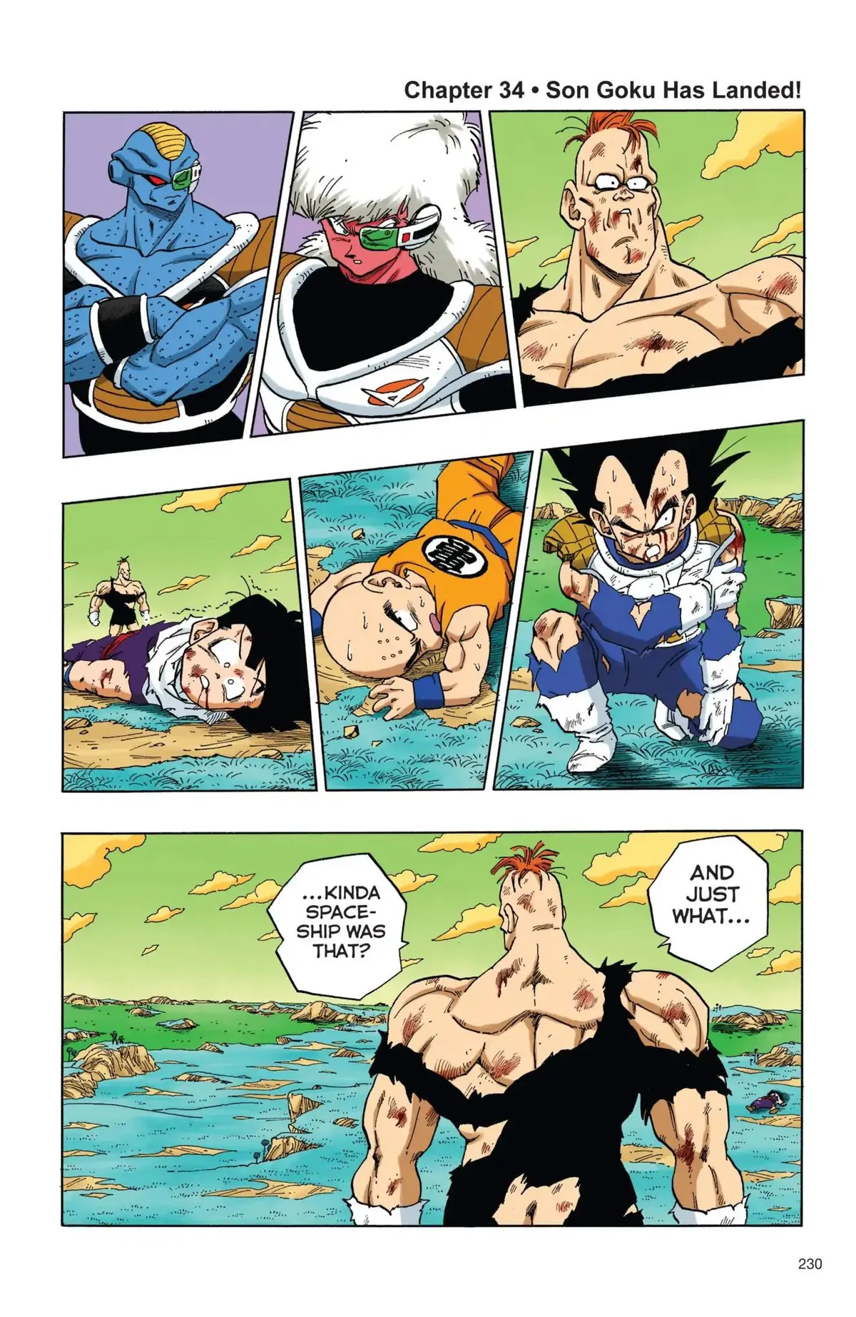 Dragon Ball Full Color Freeza Arc Chapter 34 page 1 - 