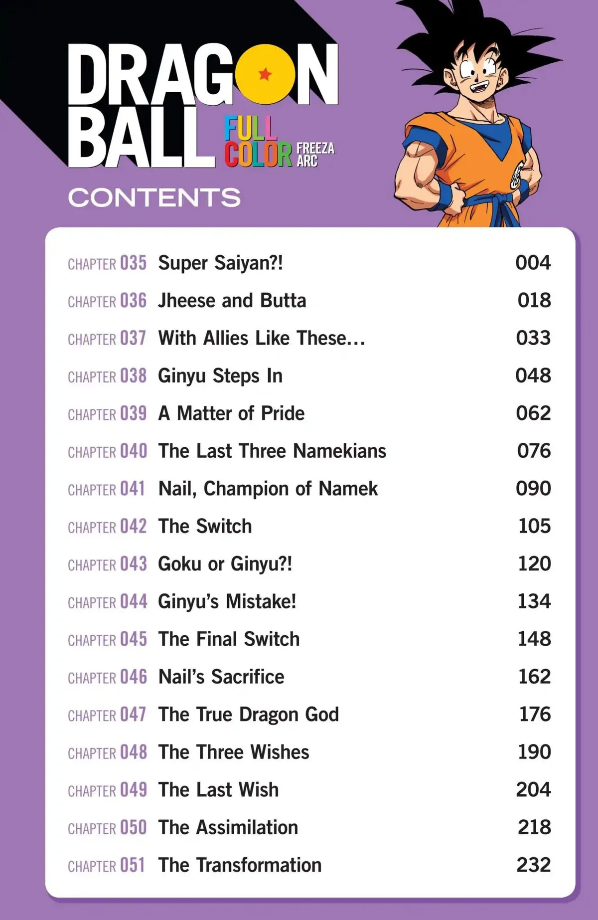 Dragon Ball Full Color Freeza Arc Chapter 35 page 3 - 