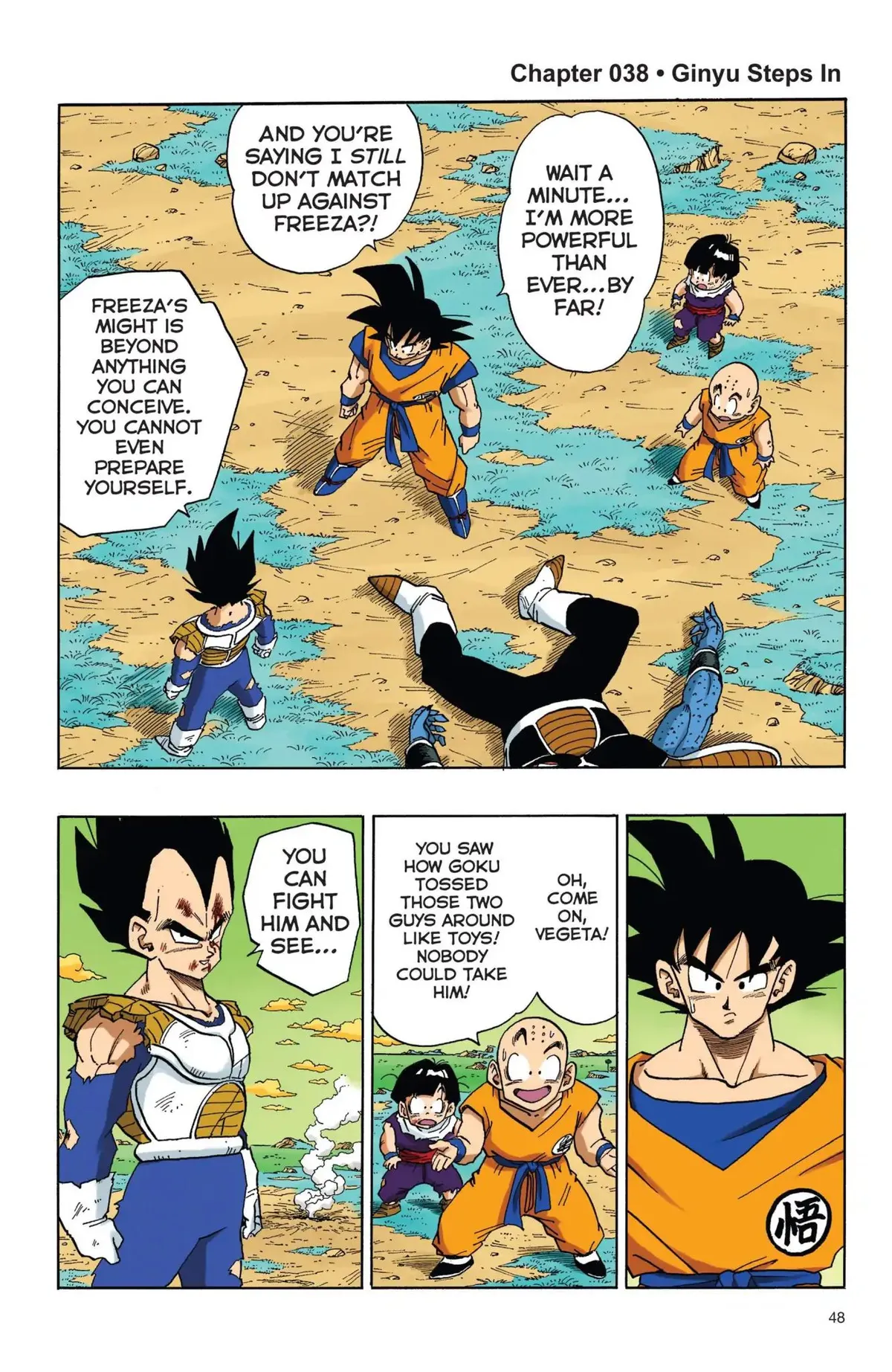 Dragon Ball Full Color Freeza Arc Chapter 38 page 1 - 