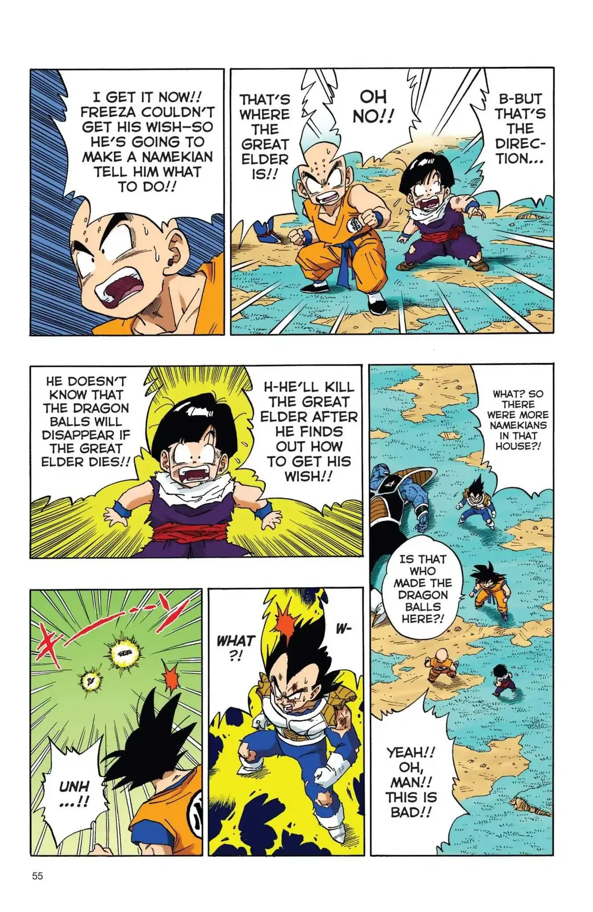 Dragon Ball Full Color Freeza Arc Chapter 38 page 8 - 