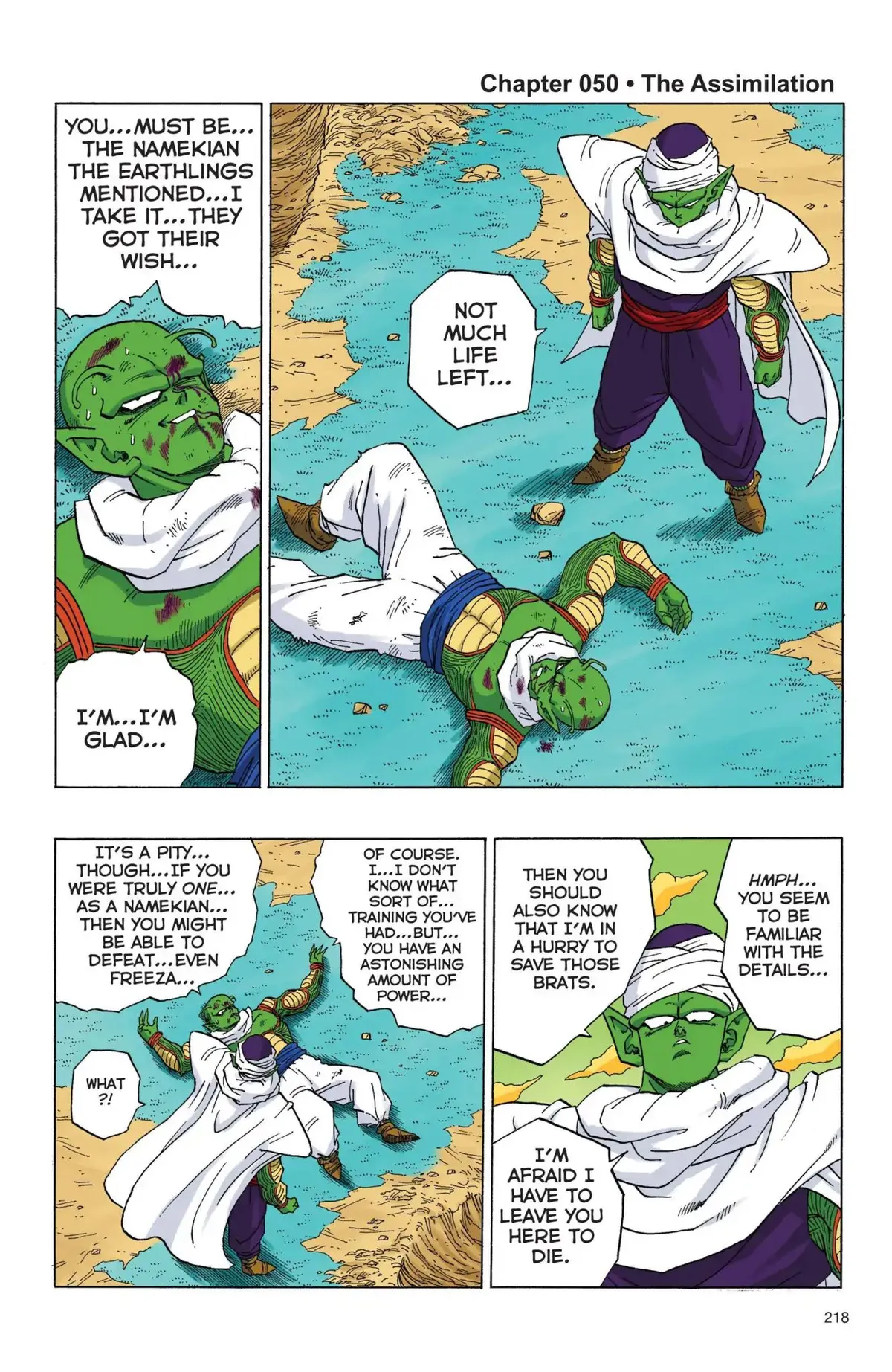Dragon Ball Full Color Freeza Arc Chapter 50 page 1 - 