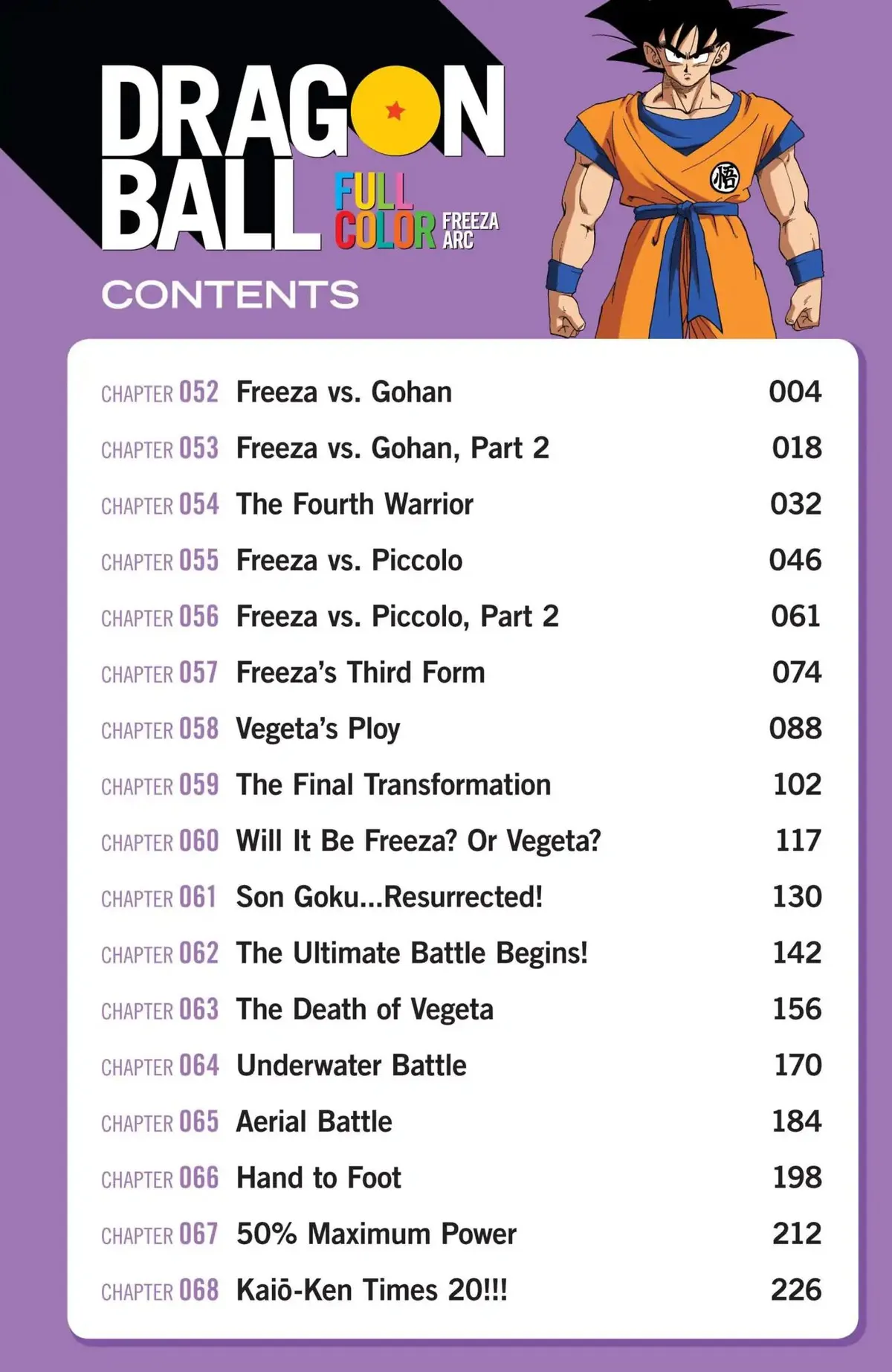Dragon Ball Full Color Freeza Arc Chapter 52 page 3 - 