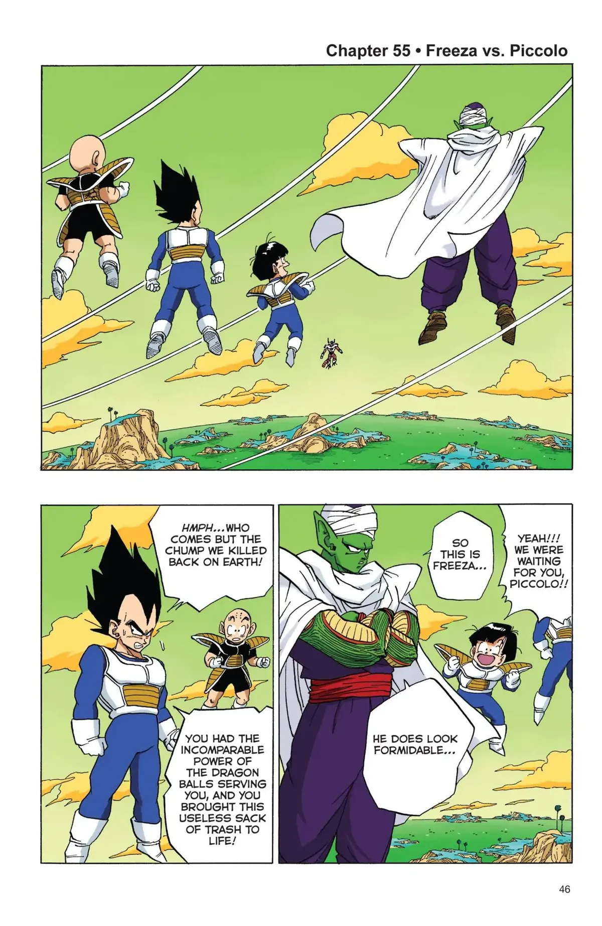 Dragon Ball Full Color Freeza Arc Chapter 55 page 1 - 