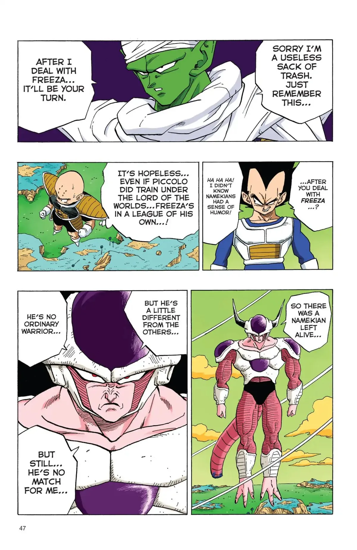 Dragon Ball Full Color Freeza Arc Chapter 55 page 2 - 
