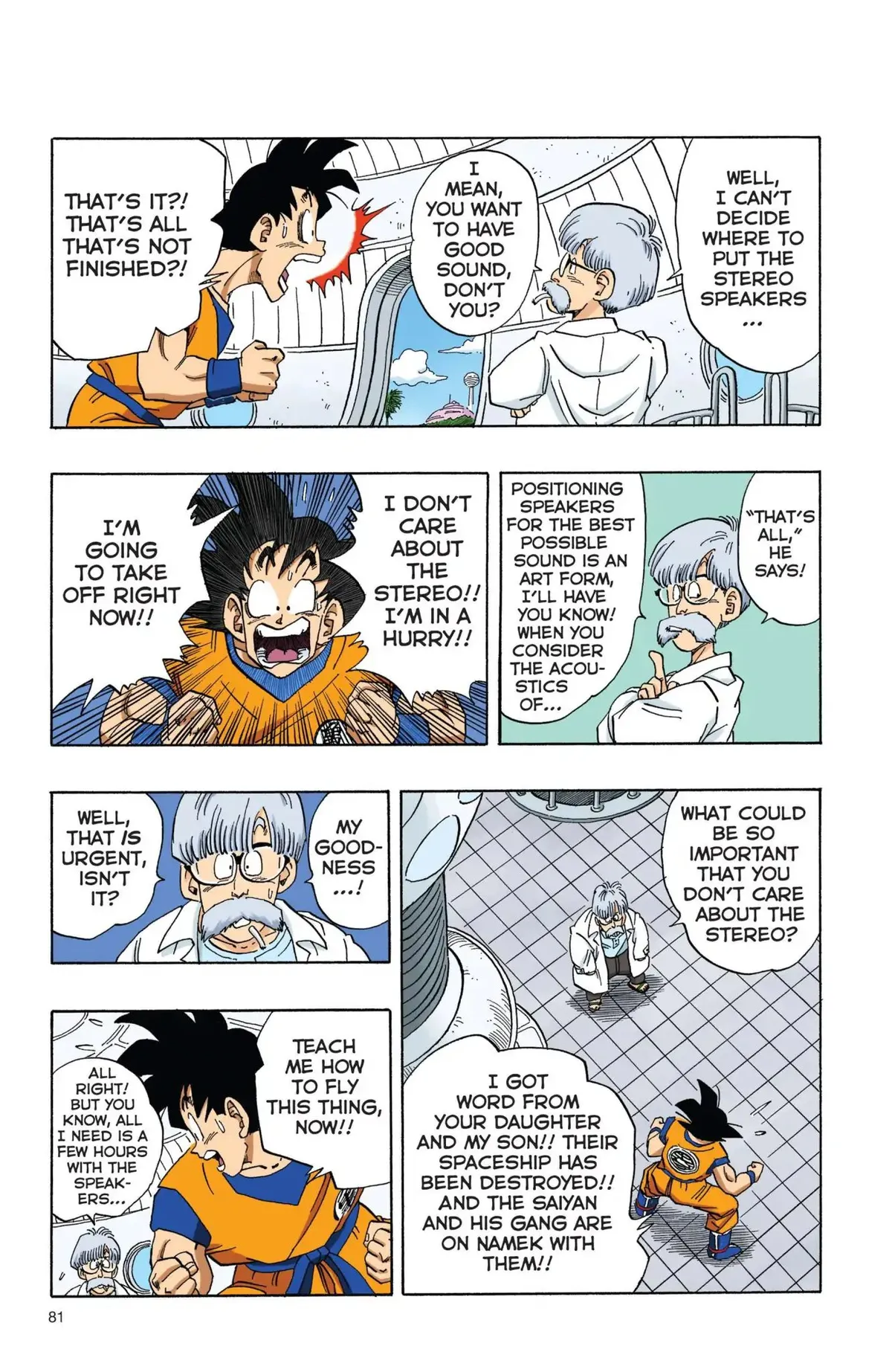 Dragon Ball Full Color Freeza Arc Chapter 6 page 6 - 