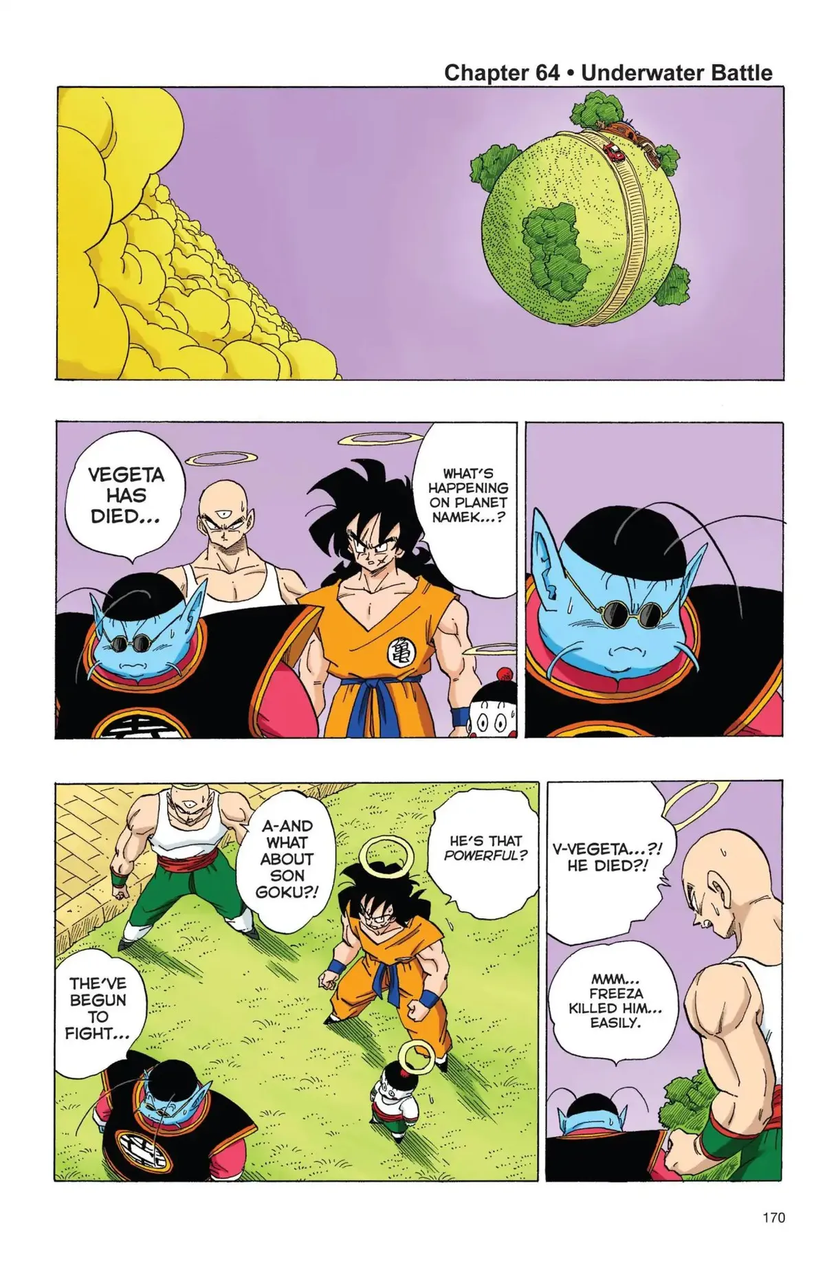 Dragon Ball Full Color Freeza Arc Chapter 64 page 1 - 