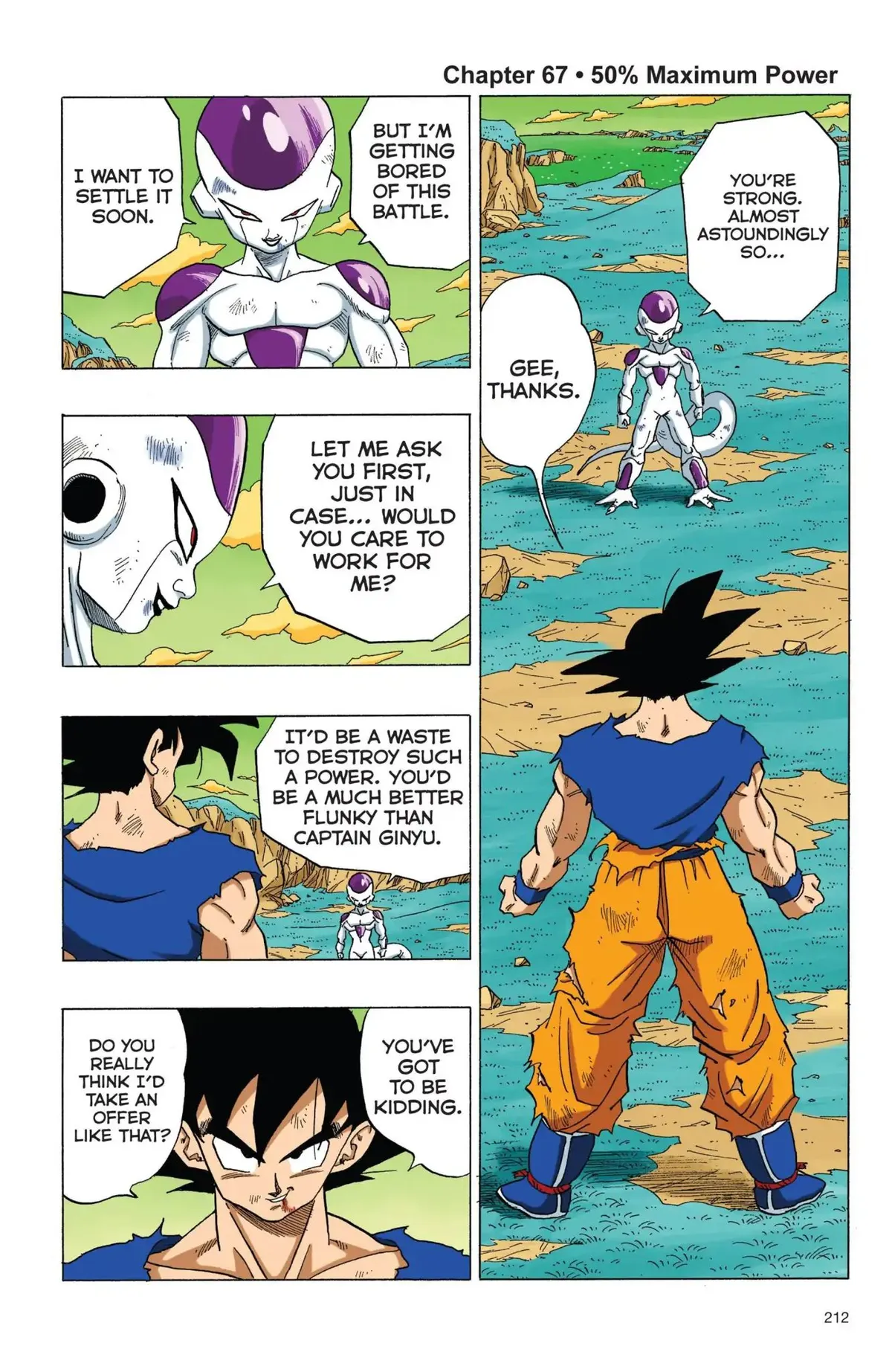 Dragon Ball Full Color Freeza Arc Chapter 67 page 1 - 