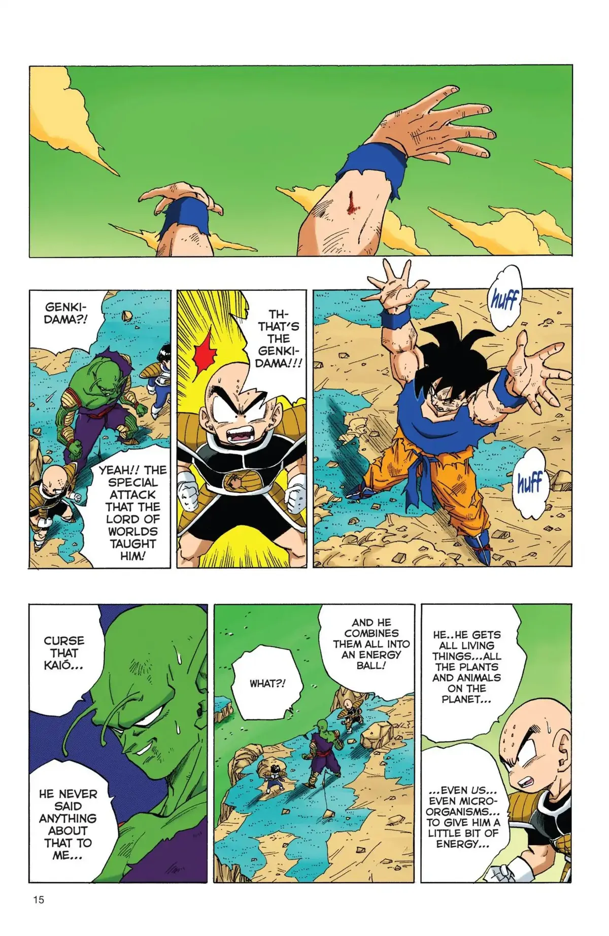 Dragon Ball Full Color Freeza Arc Chapter 69 page 16 - 