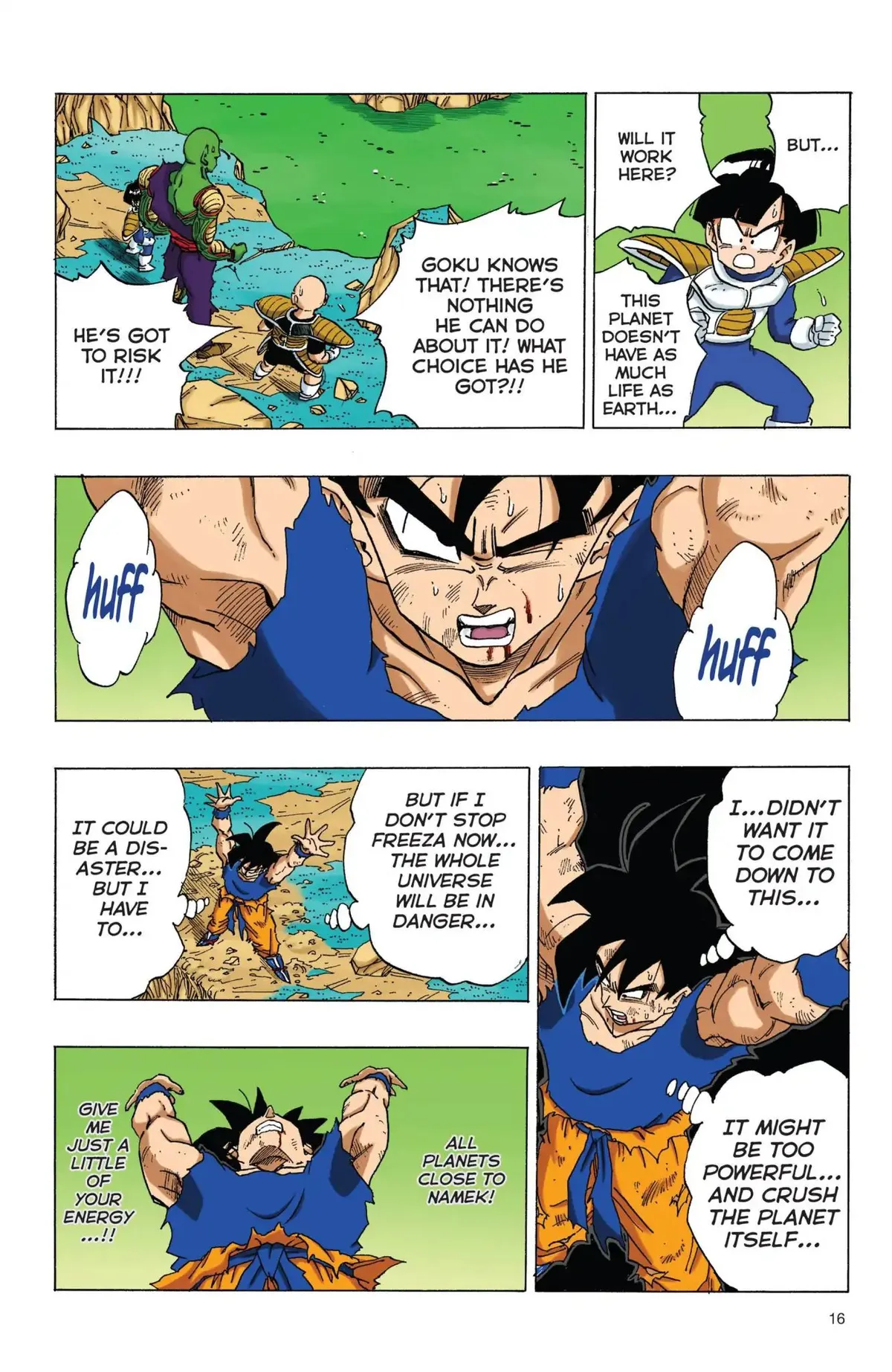 Dragon Ball Full Color Freeza Arc Chapter 69 page 17 - 