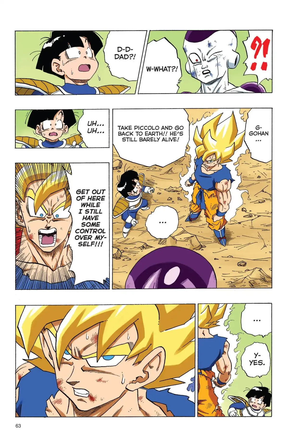 Dragon Ball Full Color Freeza Arc Chapter 72 page 17 - 