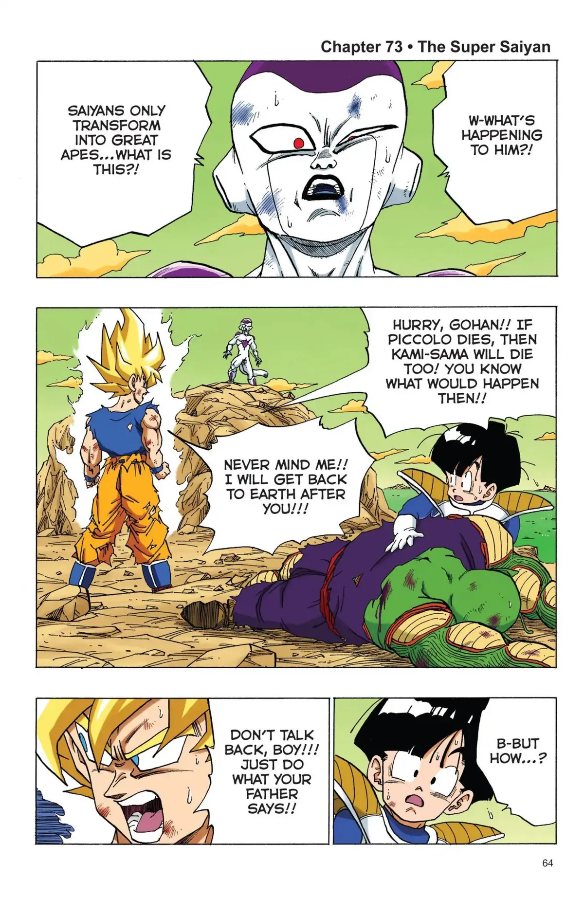 Dragon Ball Full Color Freeza Arc Chapter 73 page 1 - 