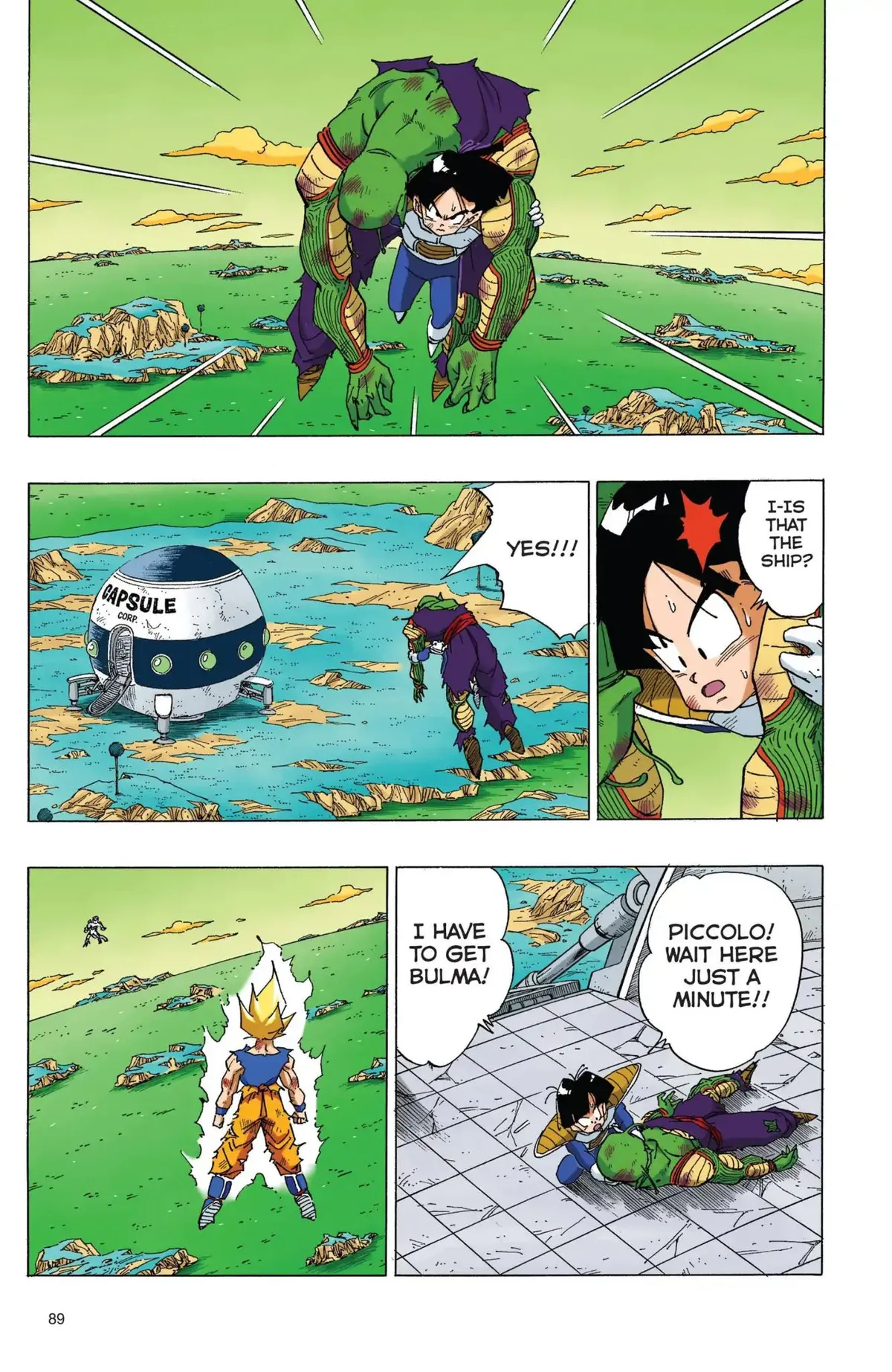 Dragon Ball Full Color Freeza Arc Chapter 74 page 12 - 