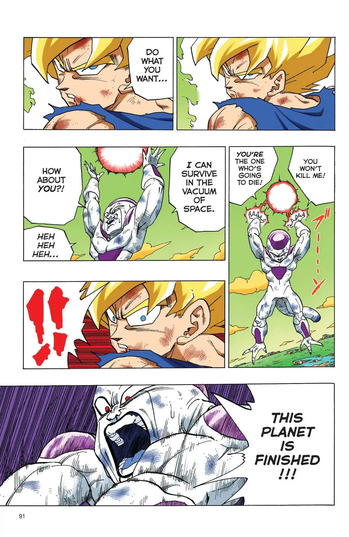 Dragon Ball Full Color Freeza Arc Chapter 74 page 14 - 