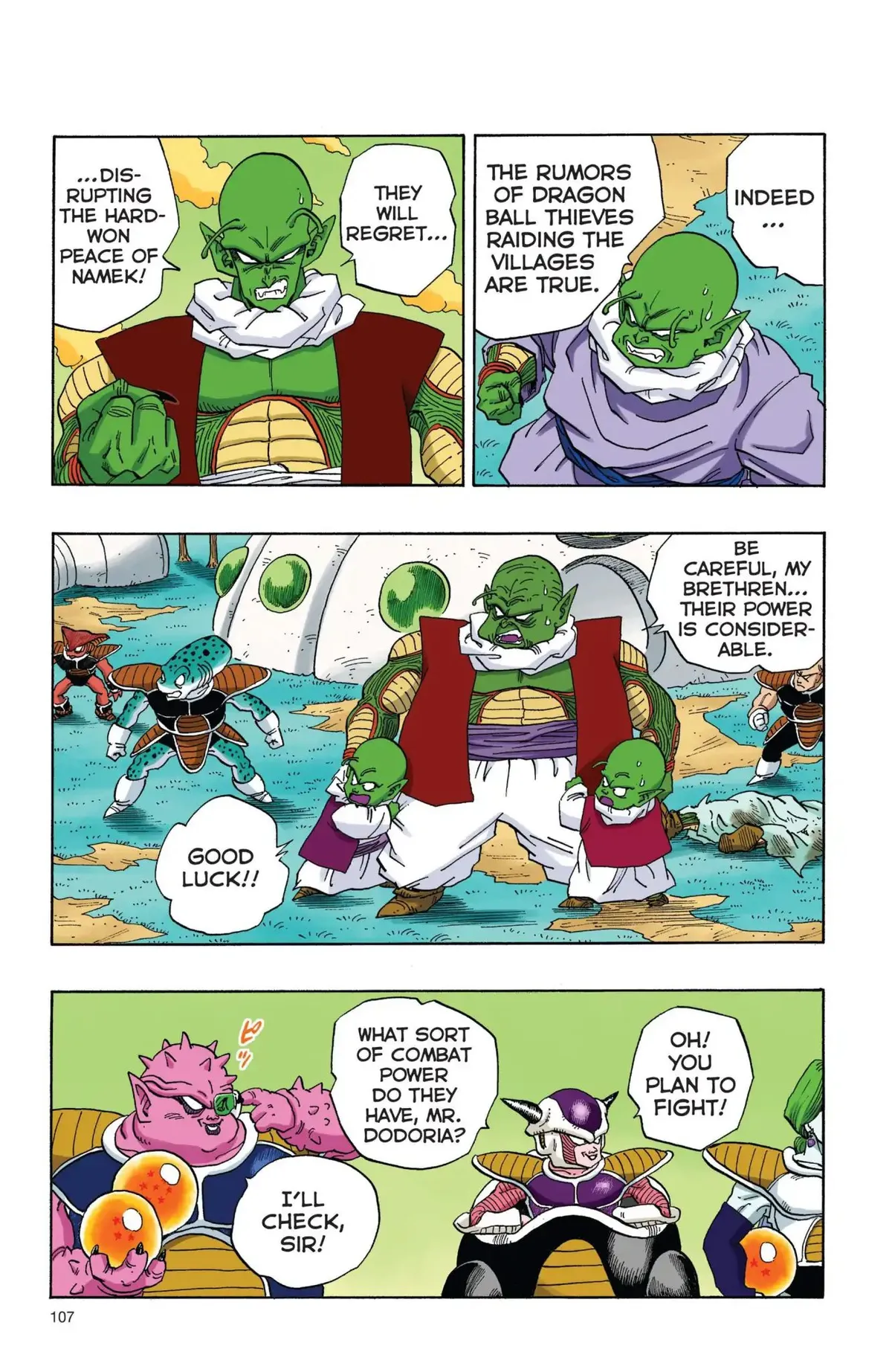 Dragon Ball Full Color Freeza Arc Chapter 8 page 4 - 