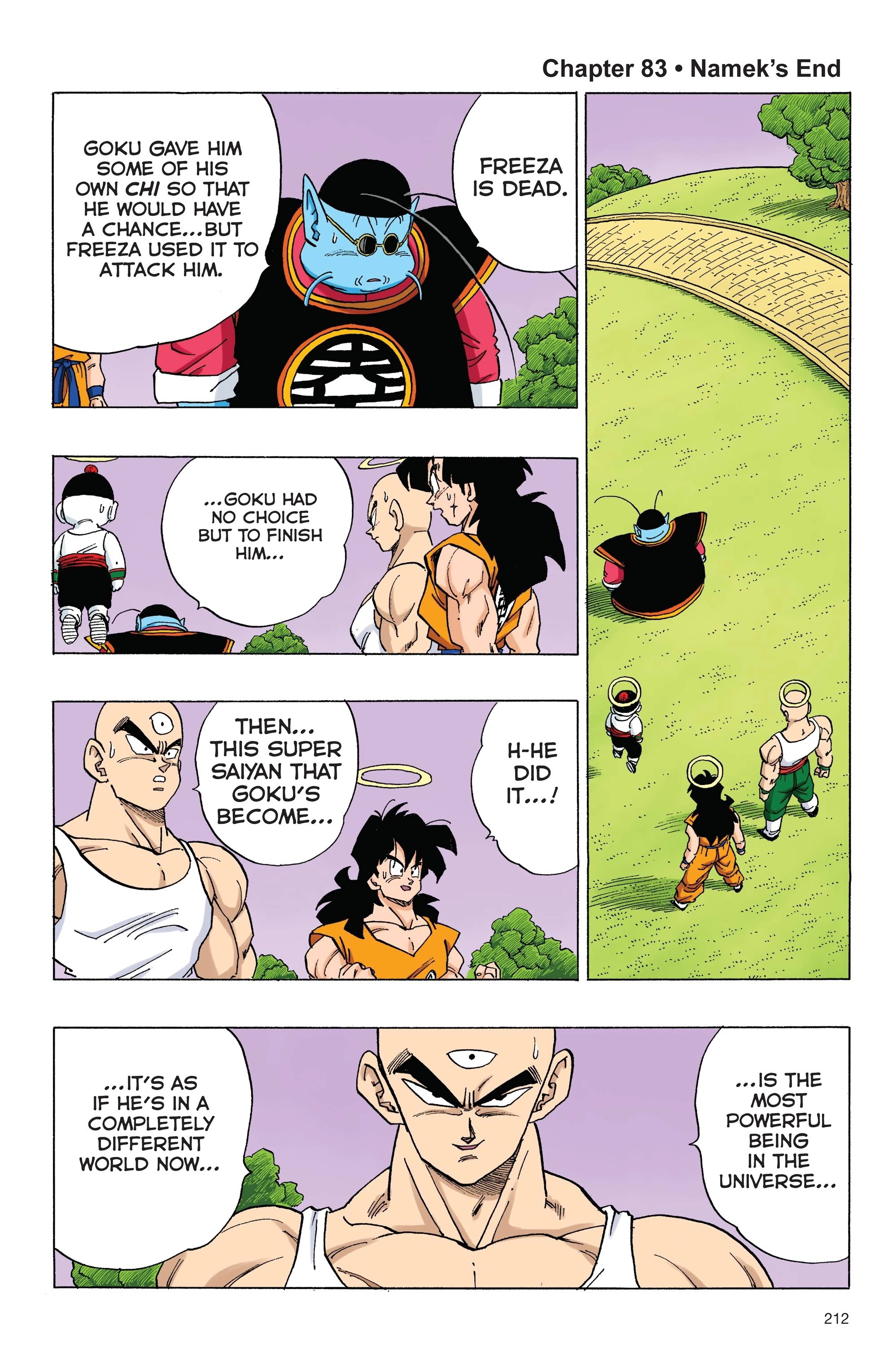 Dragon Ball Full Color Freeza Arc Chapter 83 page 1 - 